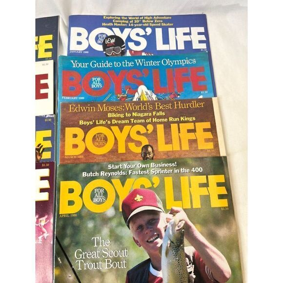 Boys' LIfe Magazine 1988 11 Issues Missing October All in G to VG Condition - Picture 2 of 4